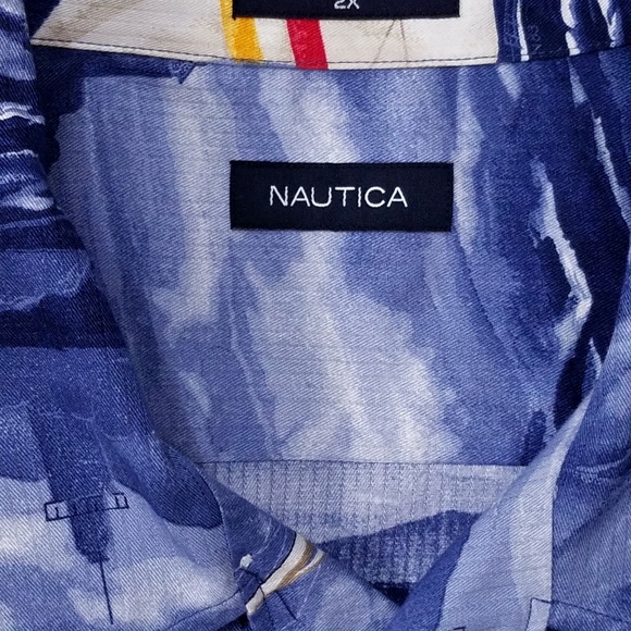 VTG XXL Sailing Nautical Ocean Blue Light House - Picture 8 of 8